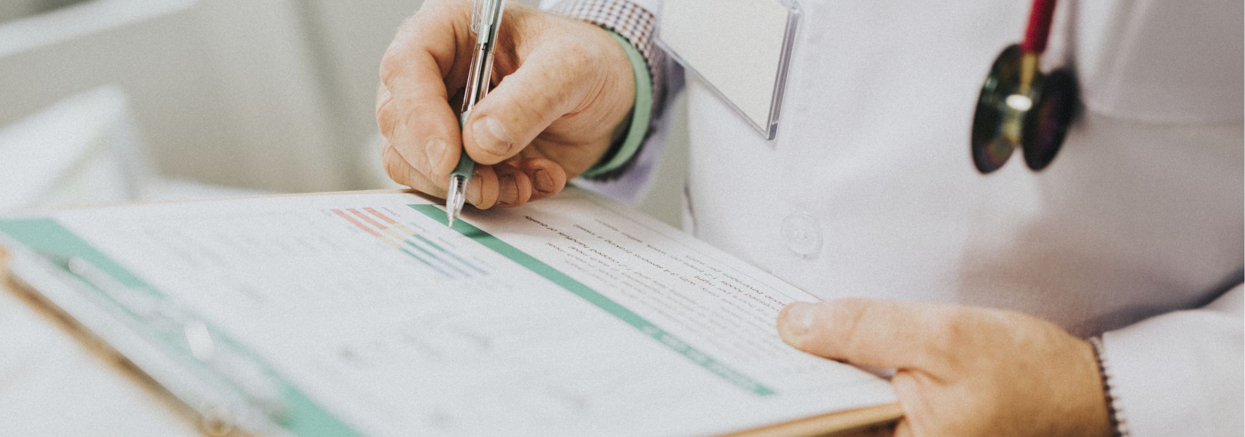 doctor holding a clipboard